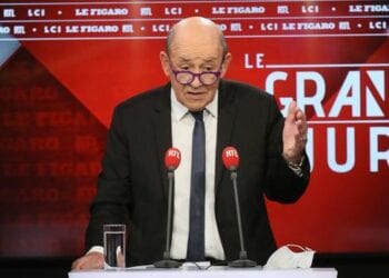 Jean Yves Le Drian invité du Grand Jury le 22/11/20