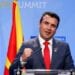 Macedonia's Prime Minister Zoran Zaev attends a news conference during a ceremony marking the invitation of Macedonia to NATO, after the NATO summit in Brussels, Belgium July 12, 2018. REUTERS/Darrin Zammit Lupi