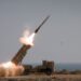 A missile is launched during an Iranian Army exercise dubbed 'Zulfiqar 1400', in the coastal area of the Gulf of Oman, Iran, in this picture obtained on November 7, 2021. Iranian Army/WANA (West Asia News Agency)/Handout via REUTERS   ATTENTION EDITORS - THIS IMAGE HAS BEEN SUPPLIED BY A THIRD PARTY
