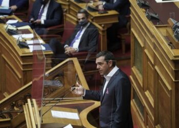 Parliamentary Debate on a motion of censure submitted by the leader of Syriza party, Alexis Tsipras, Athens, October 25, 2020 / Κατάθεση πρότασης μομφής κατά του Υπουργού Οικονομικών, Χρήστου Σταϊκούρα απο τον Πρόεδρο του Σύριζα, Αλέξη Τσίπρα, στην Αθήνα, 25 Οκτωβρίου, 2020