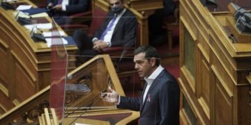 Parliamentary Debate on a motion of censure submitted by the leader of Syriza party, Alexis Tsipras, Athens, October 25, 2020 / Κατάθεση πρότασης μομφής κατά του Υπουργού Οικονομικών, Χρήστου Σταϊκούρα απο τον Πρόεδρο του Σύριζα, Αλέξη Τσίπρα, στην Αθήνα, 25 Οκτωβρίου, 2020