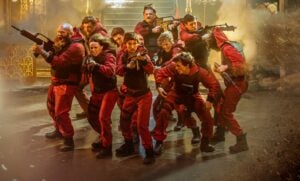 Αφίσα από το la casa de papel