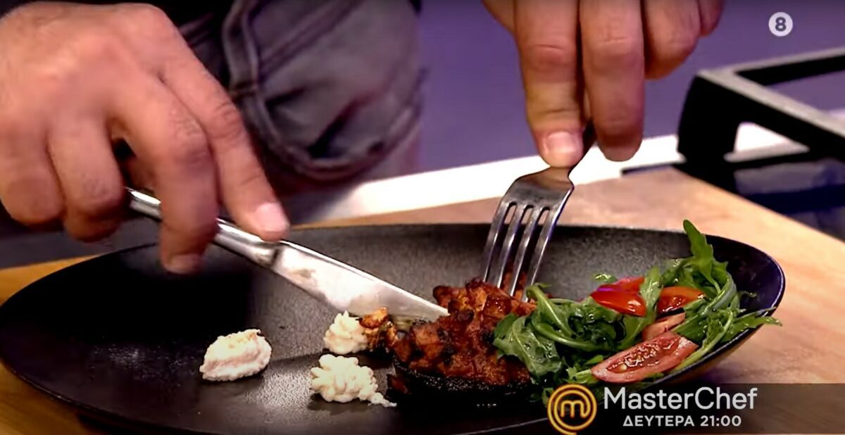 Πλάνο από δοκιμή φαγητού στο MasterChef 6