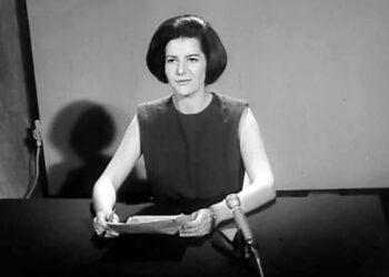 Η Ελένη Κυπραίου σε πλάνο από τα αρχείο της ΕΡΤ