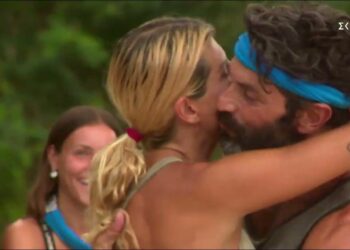 Ο Μαρτίκας κι η Ευρυδίκη φιλιούνται στο Survivor