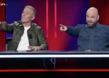 Ο Στέλιος Ρόκκος κι ο Μιχάλης Stavento στο X Factor