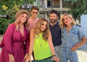 Η Ναταλία Γερμανού με την ομάδα της Καλύτερα Δε Γίνεται