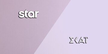 Τα logo των καναλιών STAR και ΣΚΑΙ