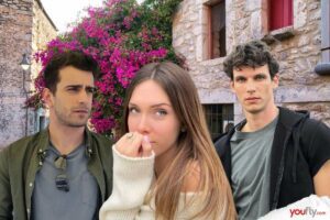 Η Μυρτάλη, ο Αλέξης κι ο Χρήστος στη γη της ελιάς που είναι το ερωτικό τρίγωνο