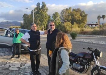 Πλάνο από τα γυρίσματα της σειράς στο Μεσολόγγι