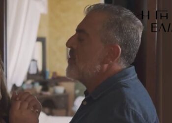 Ο Δημοσθένης που πνίγει την Ασπασία στη γη της ελιάς