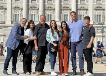 Οι ηθοποιοί στη Μαδρίτη για τη Γης της Ελιάς