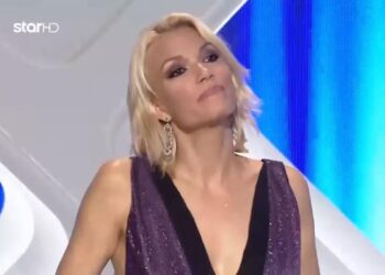 Η Βίκυ Καγιά σε πλάνο από το gntm